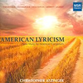 American Lyricism: Piano Music by American Composers
