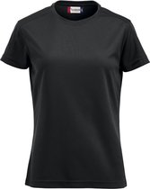 Ice-T t-shirt ds polyester 150 g/m² zwart l