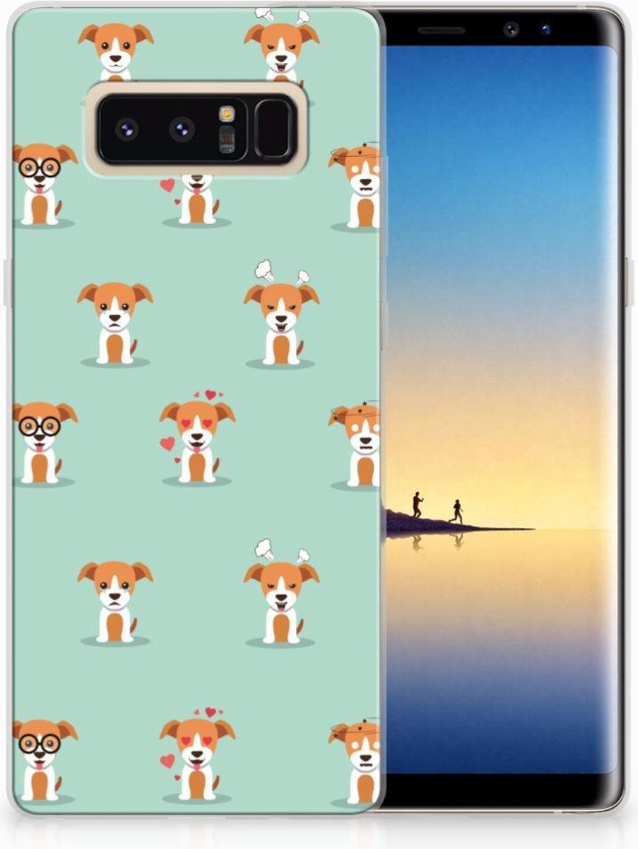Samsung Galaxy Note 8 TPU Hoesje Pups
