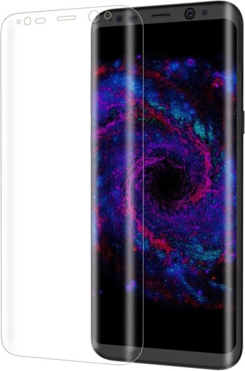 Huismerk Galaxy S8+ Plus Tempered Glass Screenprotector hoge kwaliteit (met randen)