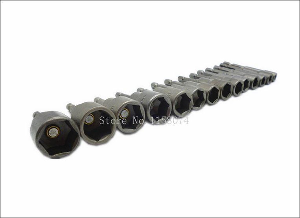 Lenen Sluiting kin Maxx Dopbitset - doppenset dopsleutel set magnetisch voor op accuboor - 14  Delig 6-19mm | bol.com