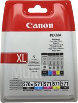 Geschikt Canon CLI-531 MA XL Inktcartridge Magenta hoge inhoud van