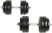 Halterset 30kg - Dumbbell Set - Gewichtheffen set - Dumbells