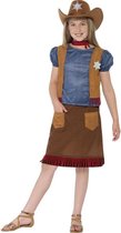 Cowboy & Cowgirl Kostuum | Texaans Cowboy | Meisje | Small | Carnaval kostuum | Verkleedkleding