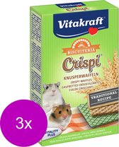 Vitakraft Knaagwafels Hamster - Knaagdiersnack - 3 x 10 g