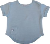 Bamboom T-shirt Korte Mouw Blauw Mt 56