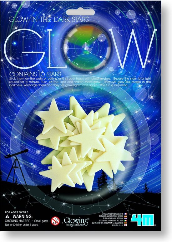 GLOW IN THE DARK STERREN