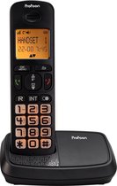 Profoon PDX-2908 Big button DECT telefoon - Knipperende display-en toetsverlichting - Zwart