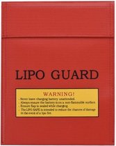 Brandwerende zak - Veiligheid LiPo bag - Fireproof - Opvallende hittebestendige tas - Document houder - Brandwerend
