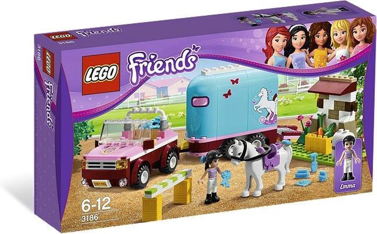Lift Maak een naam passagier LEGO Friends Emma's Paardentrailer - 3186 | bol.com