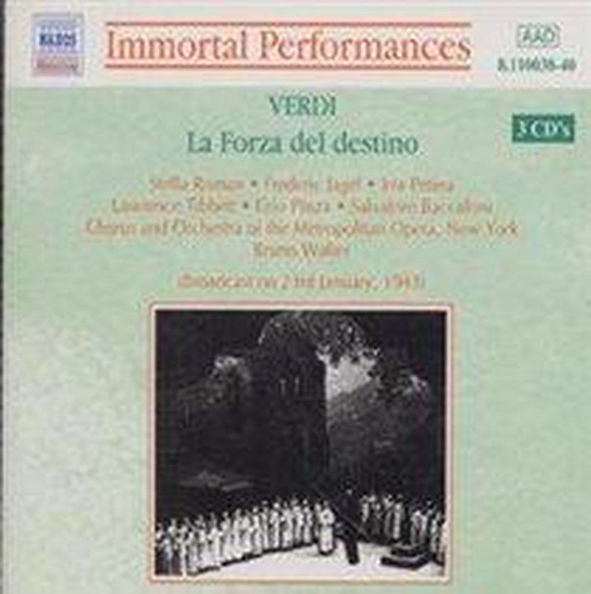 Verdi: La Forza del Destino / Roman, Jagel, Walter