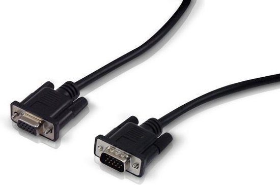 Conceptronic - VGA (D-Sub) naar VGA (D-Sub) female - 5 m - Zwart | bol.com