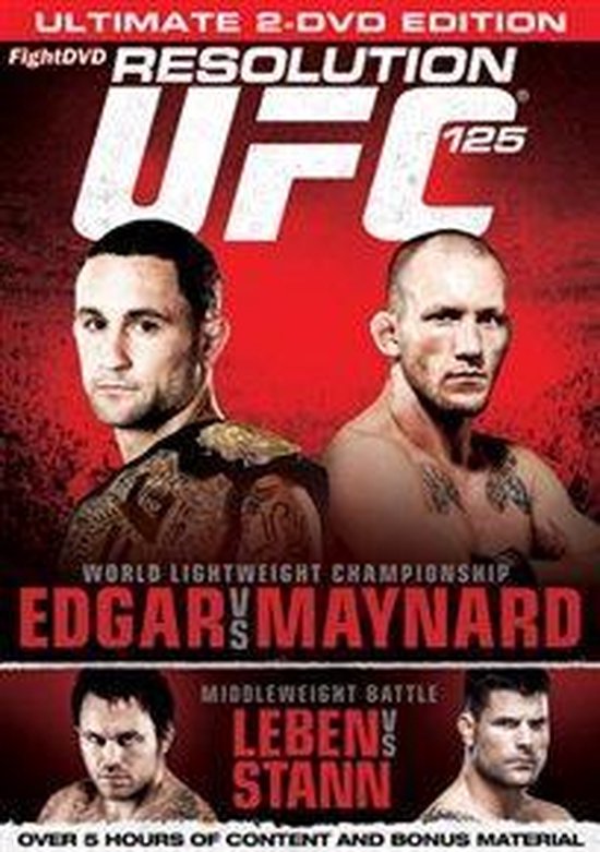 Cover van de film 'UFC 125 - Resolution'