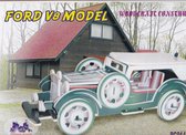 3D Puzzel Bouwpakket Ford Auto - hout - gekleurd