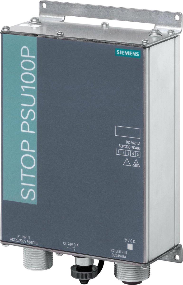 Siemens Sitop PSU100P DIN-rail netvoeding 24 V/DC 5 A 120 W 1 x