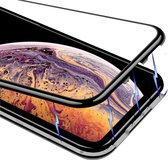 Magnetisch Hoesje voor Apple iPhone Xs Max Aluminium Metalen Case iCall - Zwart