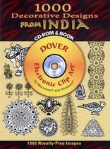 1000 Decorative Designs from India CD-ROM and Book