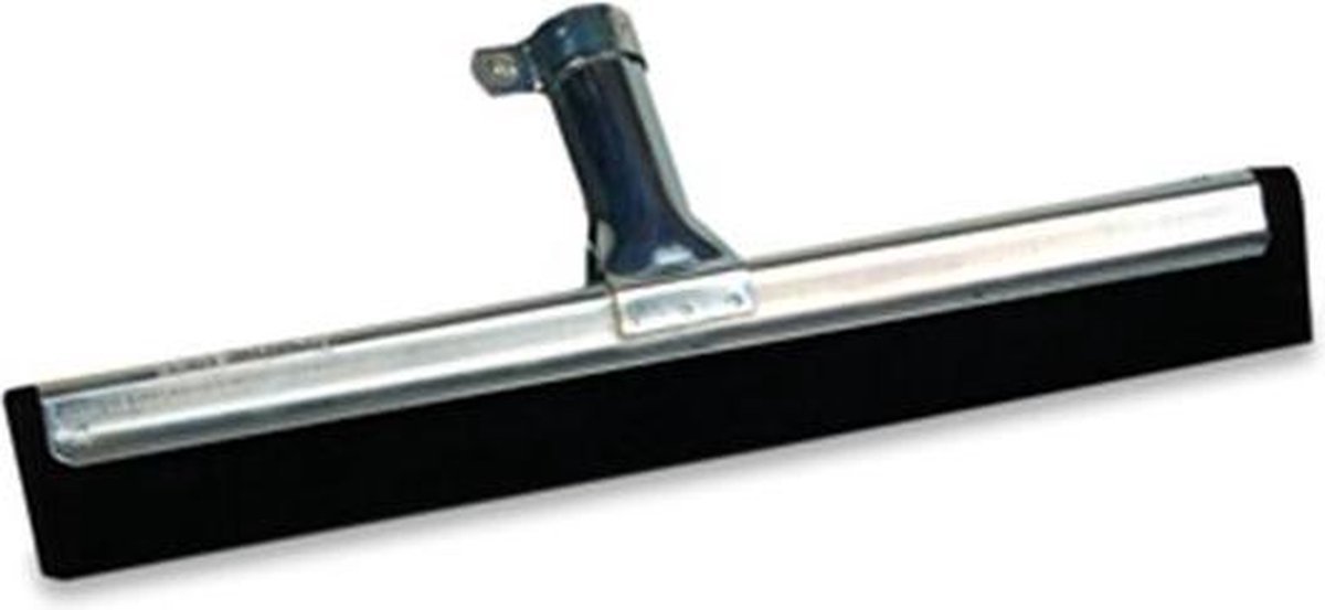 Vloertrekker metaal 35cm met natuurmousse (zwart) met waterrand - 10081608