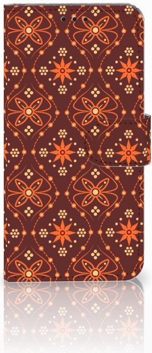 Huawei P30 Lite (2020) Telefoon Hoesje Batik Brown