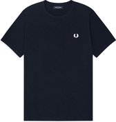 Fred Perry Ringer T-shirt - Navy -  Maat: XL