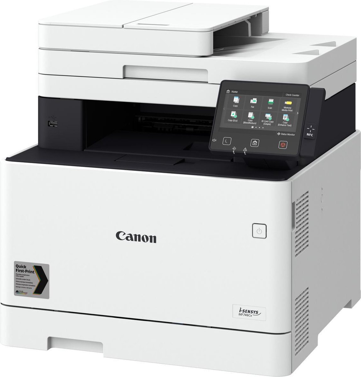 Canon iSENSYS MF746Cx AllinOne Laserprinter / Wit