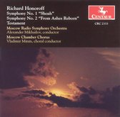 Honoroff: Symphonies no 1 and 2, etc / Mikhailov, Moscow RSO