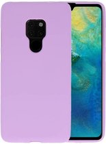 BackCover Hoesje Color Telefoonhoesje voor Huawei Mate 20 - Paars