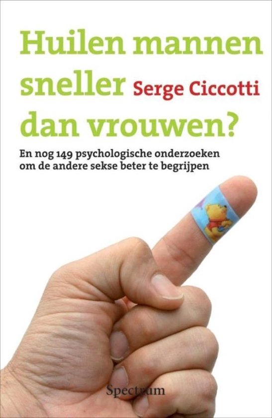 Cover van het boek 'Huilen mannen sneller dan vrouwen'