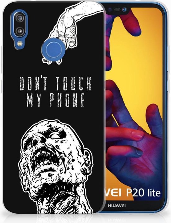 Uitgaand Fokken houten Huawei P20 Lite GSM hoesje Zombie | bol.com