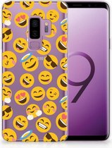 Coque Téléphone pour Samsung Galaxy S9 Plus Housse TPU Silicone Etui Emoji