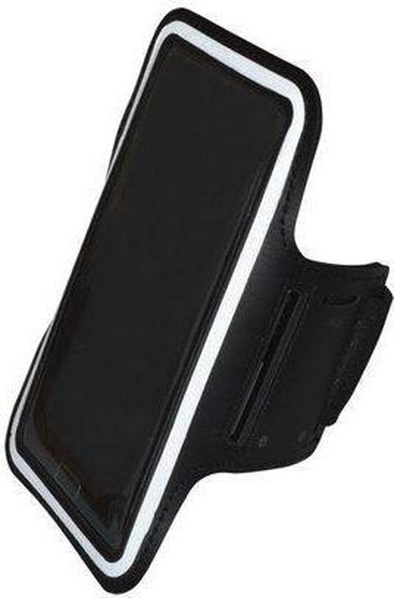 Comfortabele Smartphone Sport Armband voor uw Bea Fon Sl560, zwart , merk i12Cover