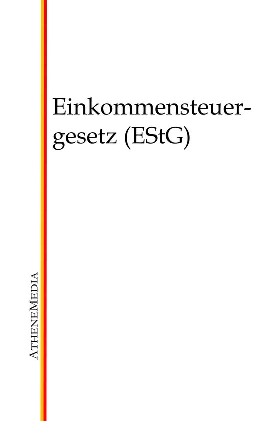 Einkommensteuergesetz (EStG) - cover