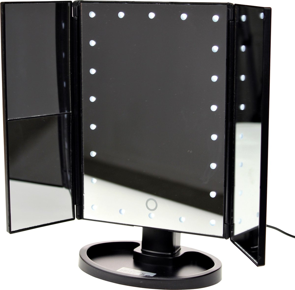 Goedkoopste United Entertainment Spiegel met LED verlichting - Make-upspiegel - Zwart