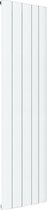 Design radiator verticaal aluminium mat wit 180x47cm 1580 watt -  Eastbrook Peretti