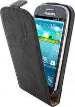 Mobiparts Vintage Flip Case Samsung Galaxy S3 Mini Black