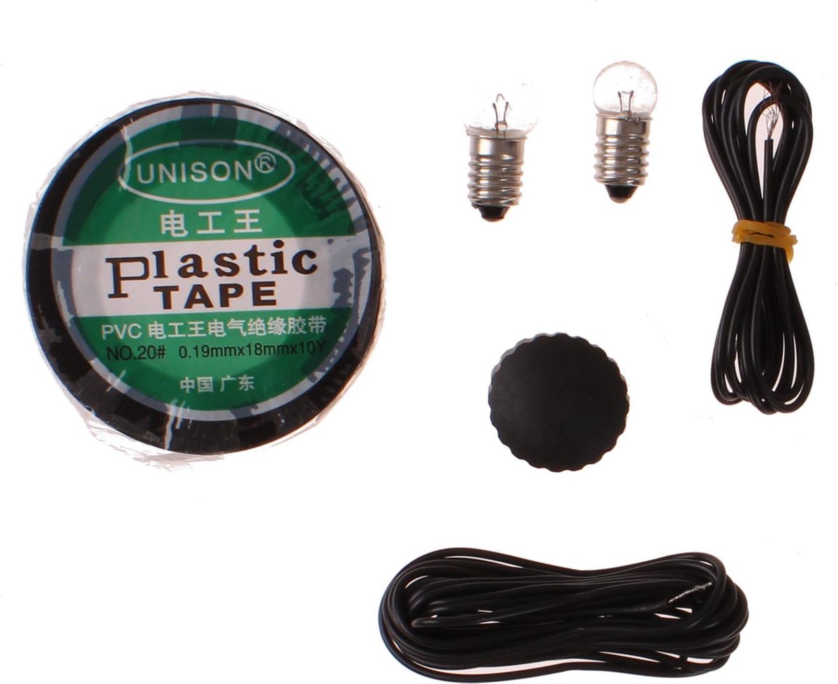 Dyto Reserveset Verlichting Zwart/transparant 5-delig