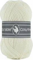 Durable Cosy Fine - acryl en katoen garen - Ivory, ivoor ecru 326 - 5 bollen