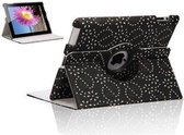 Protect case 360 Graden iPad 2, 3 & 4 Bling Bloemen Zwart