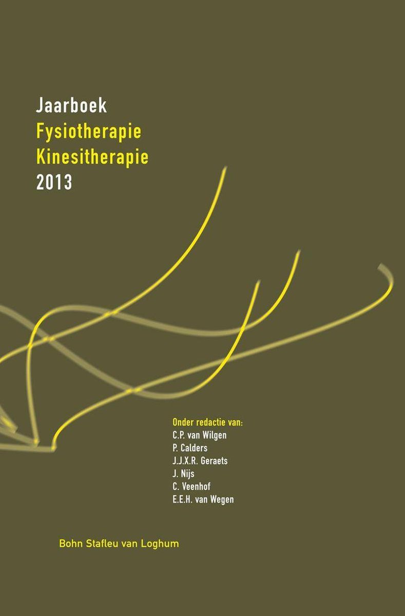 Bol Com Jaarboek Fysiotherapie Kinesitherapie 13 Ebook Boeken