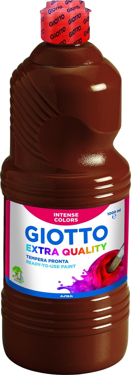 Giotto Extra Quality Plakkaatverf Bruin - 1L