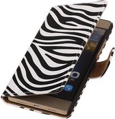Huawei G8 - Zebra Booktype Wallet Hoesje