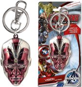 Avengers - Vision Head Colour Pewter Keychain