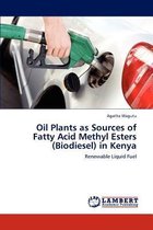 Oil Plants as Sources of Fatty Acid Methyl Esters (Biodiesel) in Kenya