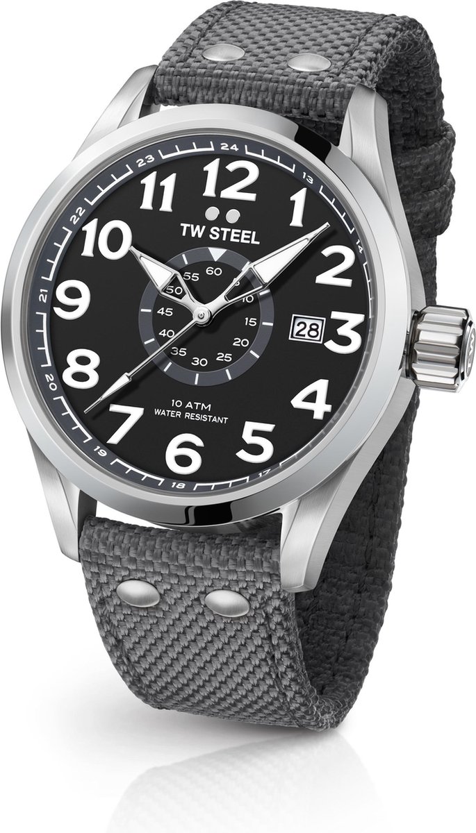 TW Steel Volante VS11 - horloge - heren - zilverkleurig - ⍉45