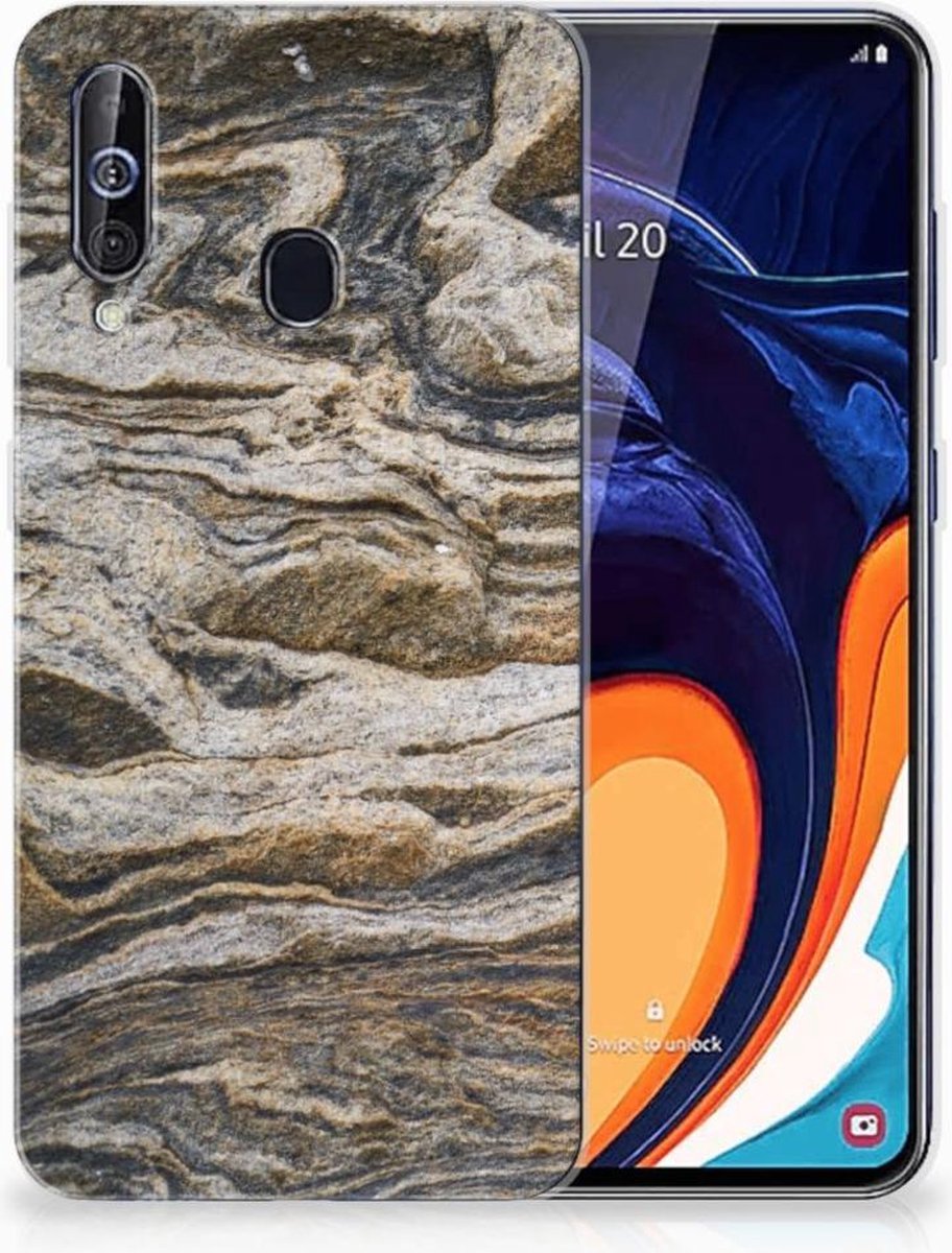 Samsung Galaxy A60 TPU Siliconen Hoesje Steen