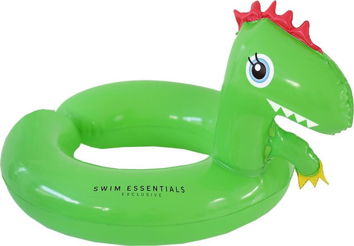 Swim Essentials Split Zwemband - Zwemring - Groene Dinosaurus - 55 cm