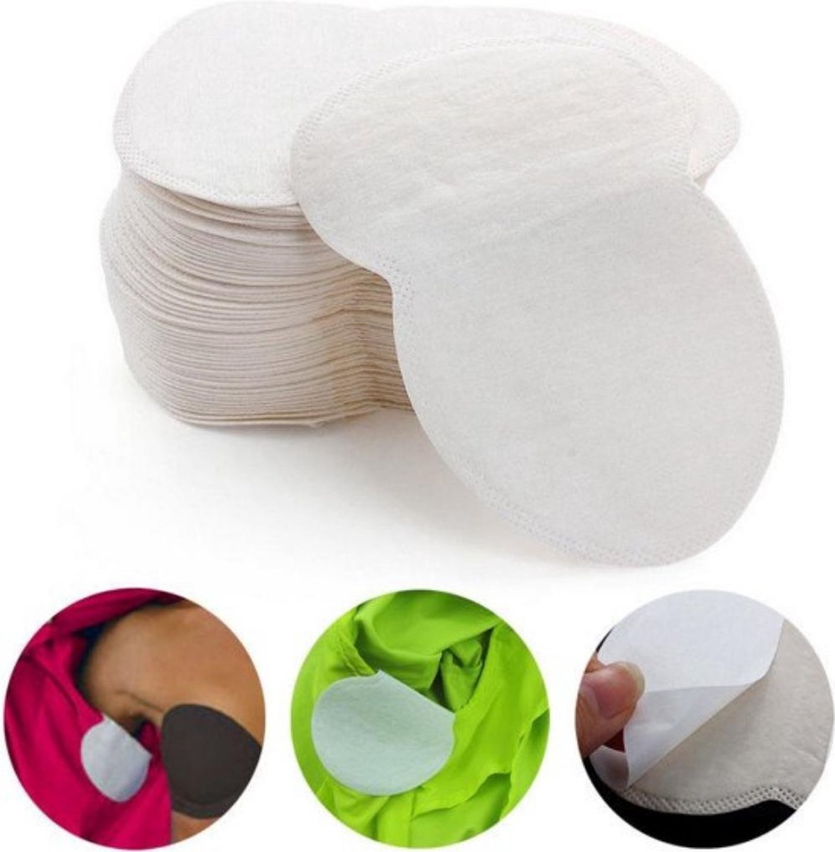 Goedkoopste Okselpads – Zweet Pads – Anti Transpirant – Katoen – 50 stuks – Wit