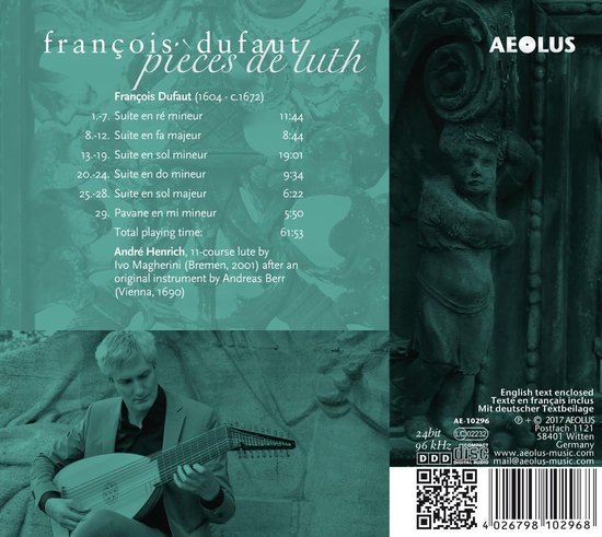 Pieces De Luth - Works For Lute