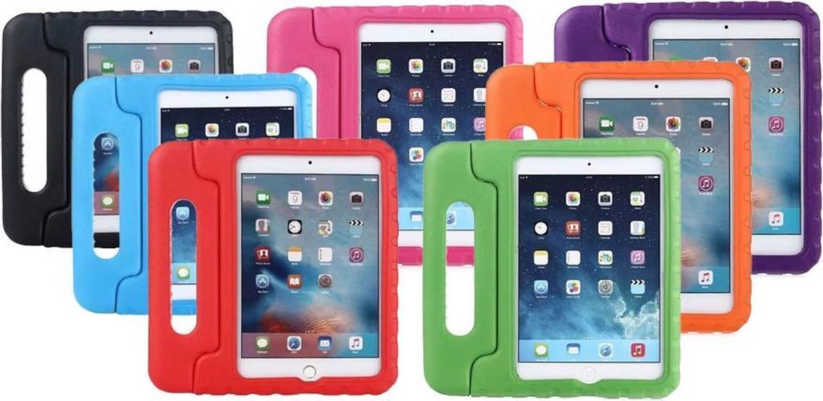 iPad Air 2 Kinder Tablet Hoes hoesje - CaseBoutique - Zwart - EVA-foam