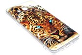 Tijger hoesje siliconen oranje Geschikt Voor Samsung Galaxy J5 (2016)